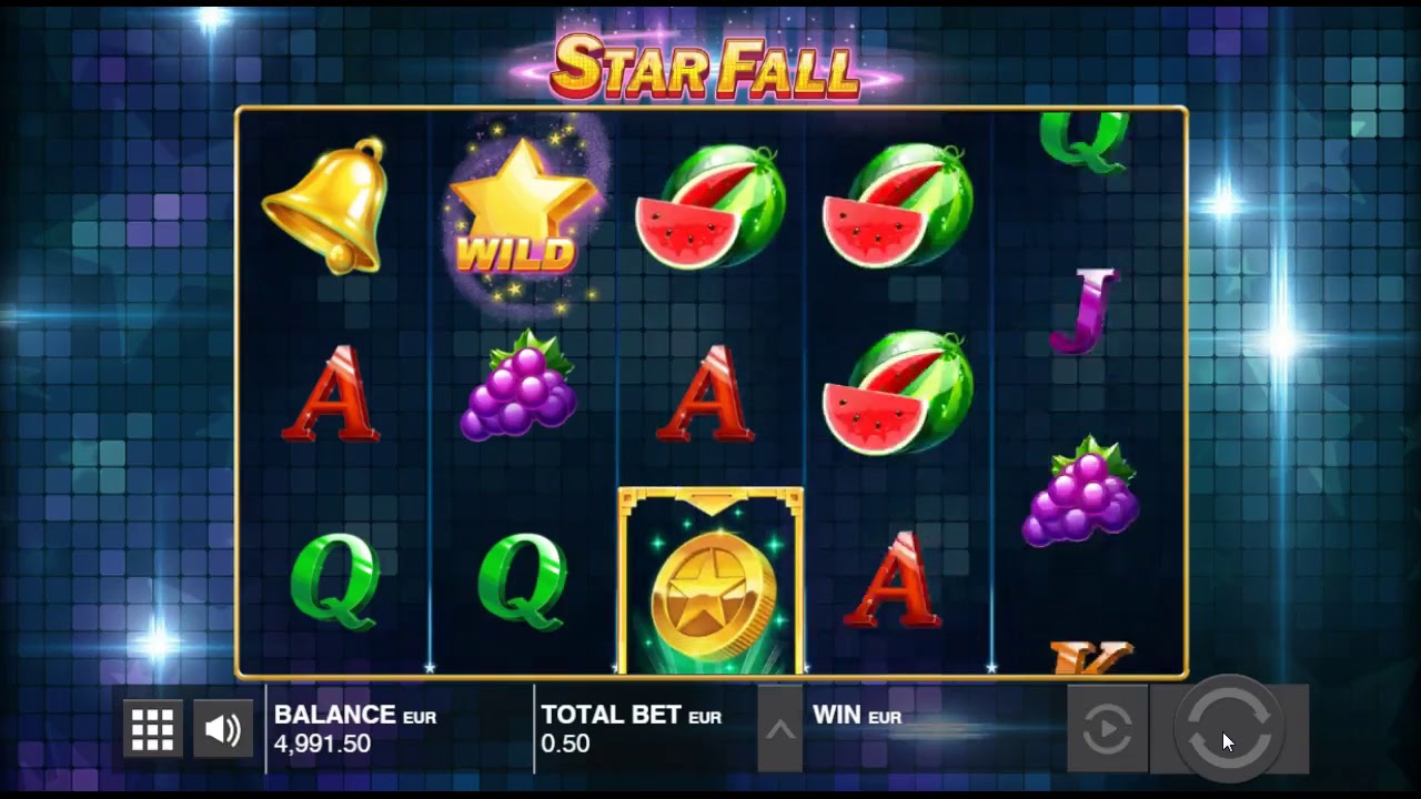 Классическая фруктовая тематика на игровом слоте «Star Fall» на зеркале казино Вавада (Vavada)